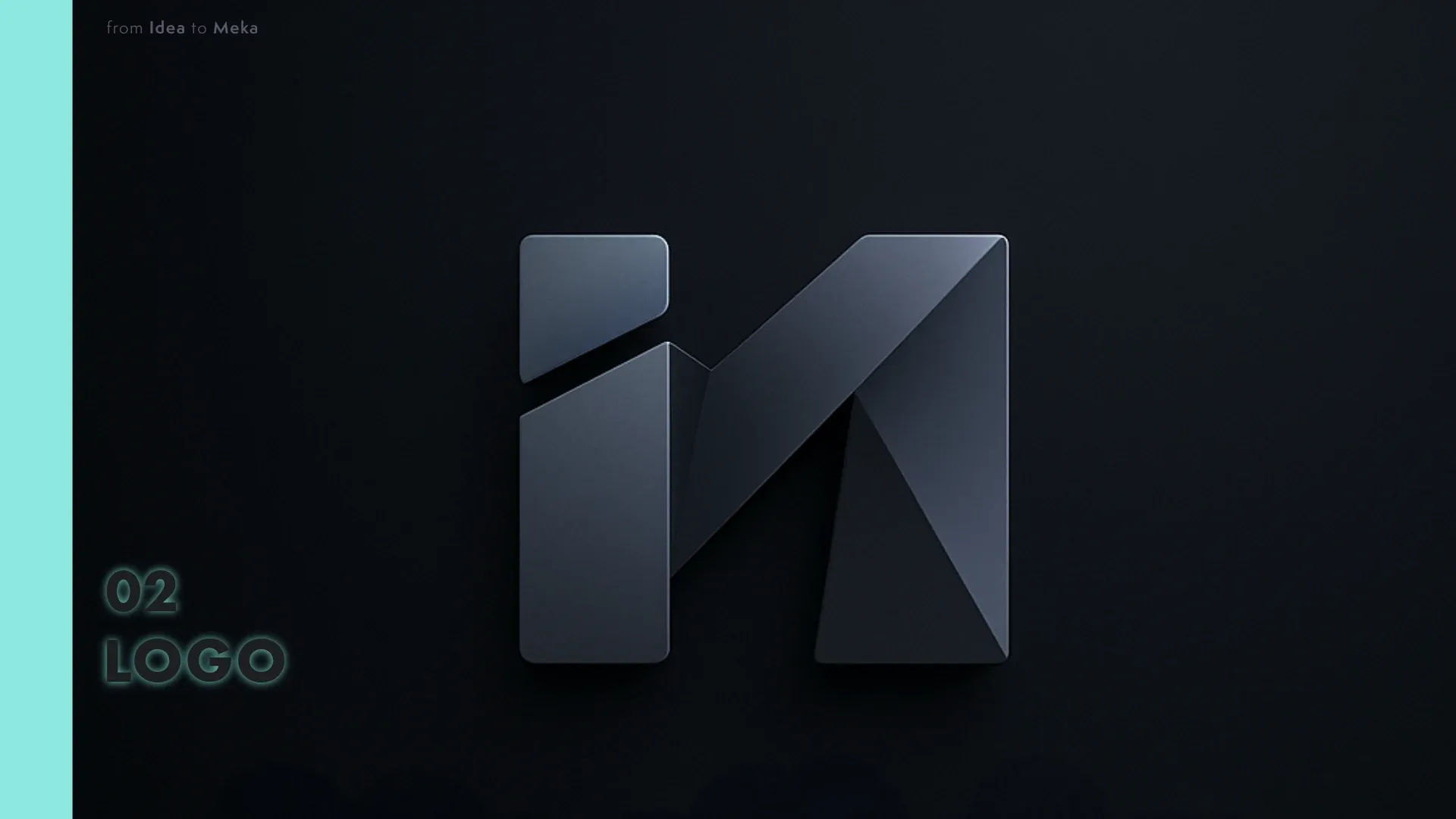 IdeaMeka Brand Deck — logo, color palette, typography previsualizations
